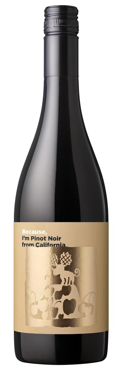 『ビコーズワイン』ピノ・ノワール カリフォルニア(赤750ml)