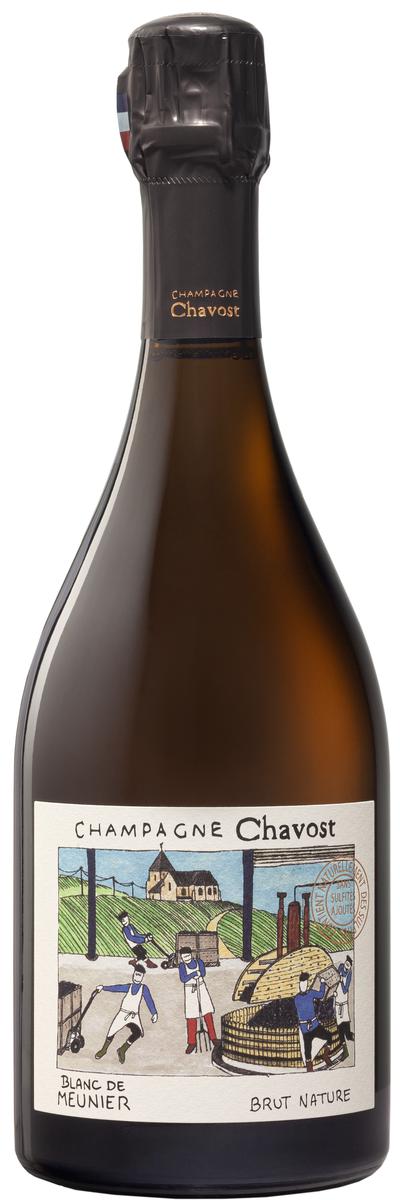 シャヴォスト ブラン・ド・ムニエ N.V.(2023年）(仏シャンパーニュ750ml)