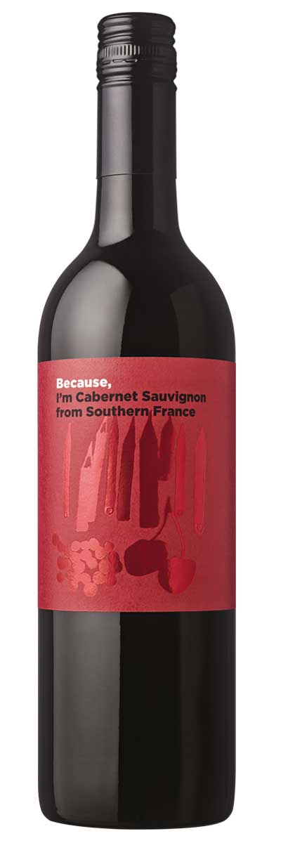『ビコーズワイン』カベルネ・ソーヴィニヨン 南フランス(赤750ml)