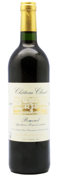 【シャトー蔵出し限定品】シャトー・クリネ ポムロール 1996年(仏ボルドー産赤750ml)