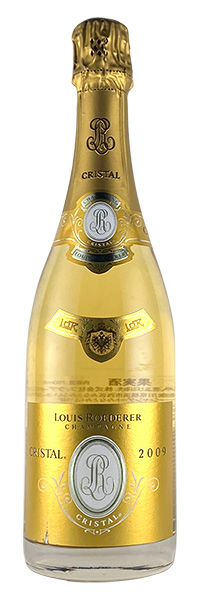 ルイ・ロデレール クリスタル 2009年（ラベルに若干の傷、汚損などがあります）